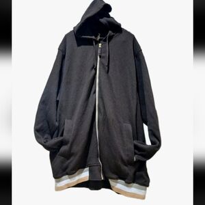 Brown Heavy Duty Waffle Hoodie Size:2XL Y2K VINTAGE MENS